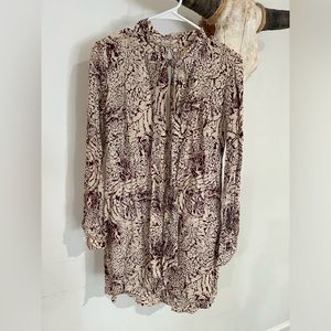 Flynne sky mini dress size small